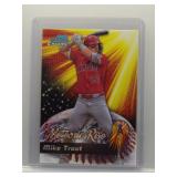 Mike Trout 2025 Bowman Chrome Meteoric Mojo Ref.