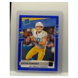 Justin Herbert 2020 Donruss Blue Press Proof...