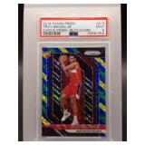 Troy Brown Jr 2018 Prizm Red Yell Green RC PSA 9