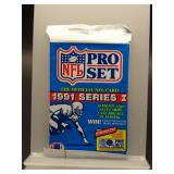 1991 ProSet Series 1 Football Sealed Pack