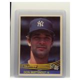 Don Mattingly 1984 Donruss Rookie