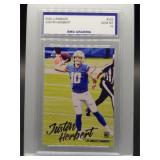 Justin Herbert 2020 Lumincance Rookie BMG 10