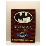 1991 Stadium Club Batman Returns Sealed Pack