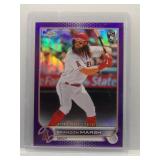 Brandon Marsh 2022 Topps Chrome Rookie Purple