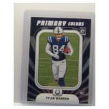 Tyler Warren 2025 Optic Rookie Primary Colors