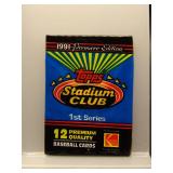 1991 Stadium Club 1st Series Baseball Sealed Pack
