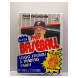 1989 Fleer Baseball Sealed Cello Pack