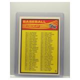 1984 Donruss Checklist 547-651