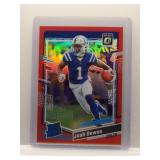 Josh Downs 2023 Optic Rookie Red /99