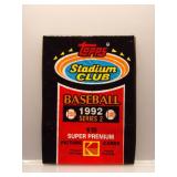 1992 Stadium Club Series 2 Baseball Sealed Pack