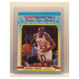 Michael Jordan 1988 Fleer Super Star Stickers