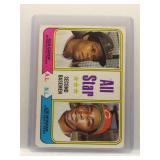Rod Carew / Joe Morgan 1974 Topps All-Star 2nd...