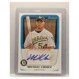 Michael Choice 2010 Bowman Auto