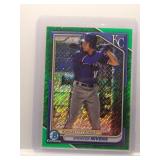 Spencer Nivens 2024 Bowman Chrome Green Shimmer...
