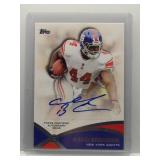 Ahmad Bradshaw 2012 Topps Prolific Playmakers Auto