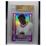 Dwayne Pierce 2021-21 Leaf Metal Pink Auto Leaf...