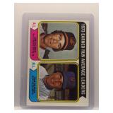 Jim Palmer / Tom Seaver 1974 Topps ERA Leaders