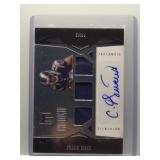 Chris Givens 2012 Momentum Rookie Auto Patch /599