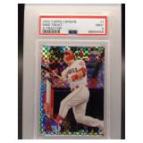 Mike Trout 2020 Topps Chrome Xfractor PSA 9
