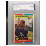 George Brett 1987 Fleer Baseball Best BMG 10