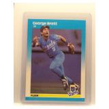 George Brett 1986 Fleer