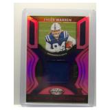 Tyler Warren 2025 Certified Rookie Jersey Pink...