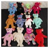 TY Beanie Baby Bears Lot 4