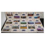 15 Postal Commemorative Society Quarters Panels