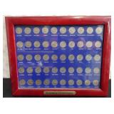 Framed Quarters of the 50 States Collection