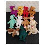 TY Beanie Baby Bears Lot 6