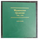 Littleton Washington Quarters 1968-1998 Binder-New