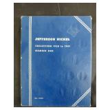 1938-1961 Jefferson Nickel Collection Book-Partial