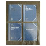 4 Whitman Coin Collection Albums - Empty