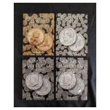 4-H.E. Harris & Co. Coin Collection Albums - Empty