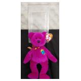 TY Beanie Baby 2000 Millennium Bear in Case