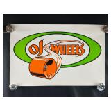 1980's Skateboard Brand OJ Wheels Promo Poster