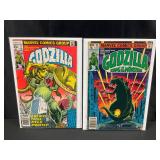 Godzilla Issues 13 & 24 Marvel Comics