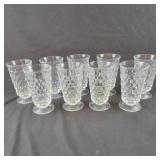 9 Glass Tumblers