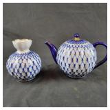 Made in Russia Teapot and Vase