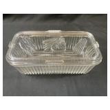 Federal Clear Glass Refrigerator Dish