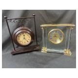 2 battery operated clocks