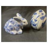 Bombay Rabbit and egg decor