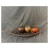Large basket and decor balls26.5"