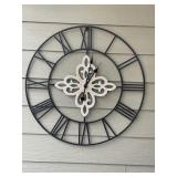 Wall decor clock 30" round