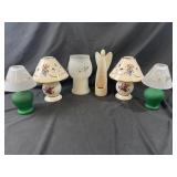 Assorted candle lamps