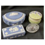Trinket boxes Wedgewood and others