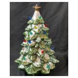 Lighted Christmas tree