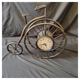 Metal Retro Cycle Clock
