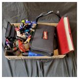 Desk supplies, Scrabble, etc..and