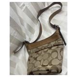 Light brown coach bag